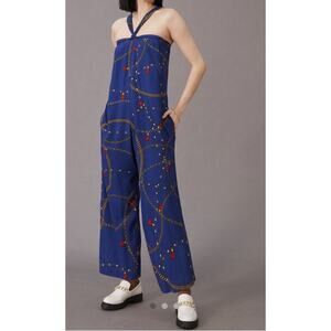 Anthropologie COREY LYNN CALTER HALTER JUMPSUIT Size S